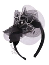 Monnalisa Kids' Fascinator Style Headband In 黑色