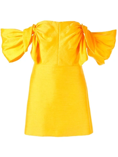 Acler Selkin Dress In Yellow