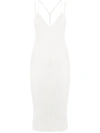 DION LEE LAYERED BRA FITTED DRESS