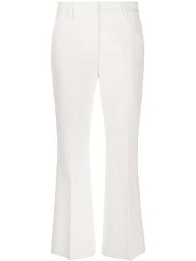 Msgm Tailored Trousers In White