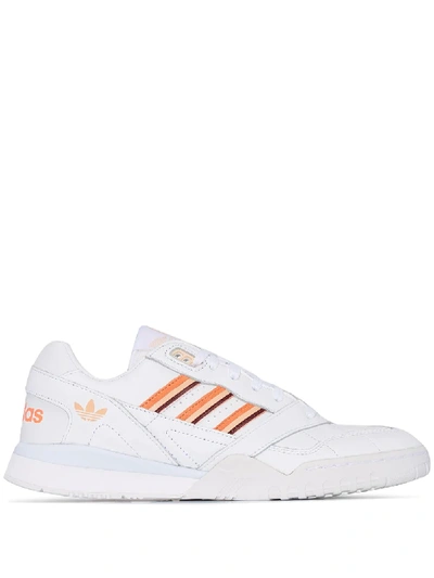 Adidas Originals Adidas Womens White A.r Leather Sneakers