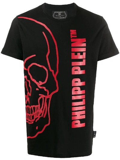 Philipp Plein Skull Print T-shirt In Black