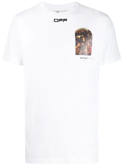 Off-white 'virgin Marie' T-shirt Mit Print In White