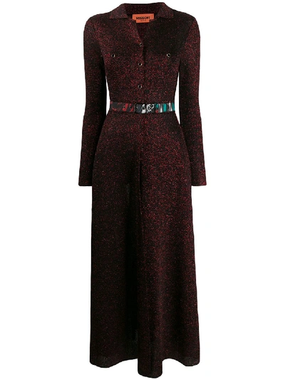 Missoni Glitter Knit Maxi Dress In Red | ModeSens