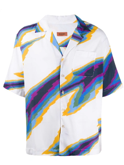 Missoni Abstract Print Shirt In White