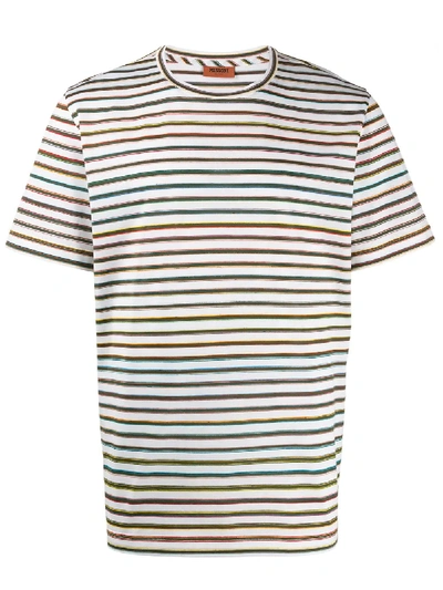 Missoni Striped T-shirt In White