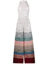 MISSONI CROCHETED GEOMETRIC-PRINT JUMPSUIT