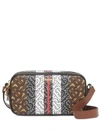 BURBERRY MINI MONOGRAM STRIPE CAMERA BAG