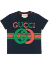 Gucci Baby's & Little Kid's Interlocking G Graphic Tee In Oltremare