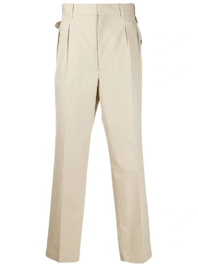 MAISON MARGIELA STRAIGHT-LEG COTTON TROUSERS 