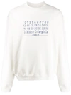 MAISON MARGIELA NUMBERS LOGO SWEATSHIRT