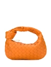 Bottega Veneta Mini Jodie Shoulder Bag In 橘色