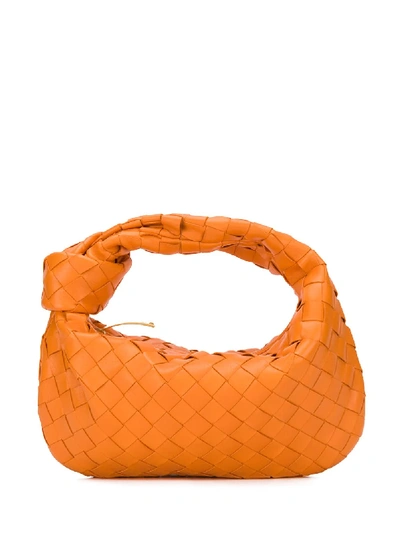 Bottega Veneta Mini Jodie Shoulder Bag In 橘色