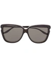 Gucci Oversized Sunglasses In 黑色