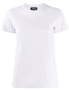 Apc Embroidered Logo T-shirt In Purple