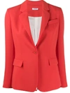 P.a.r.o.s.h Fitted Blazer In Red