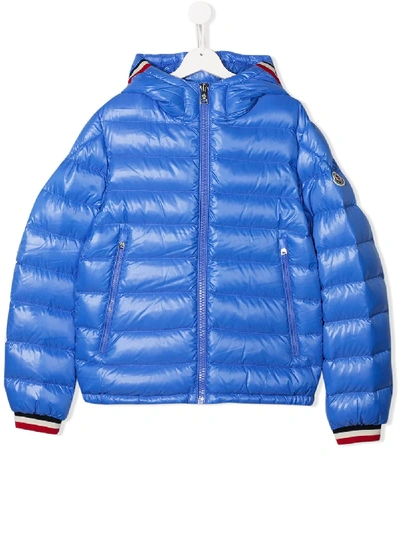 Moncler Kids' Puffer Jacket In 蓝色