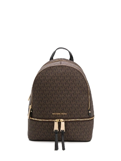 Michael Michael Kors Mittelgrosser 'rhea' Rucksack In 棕色