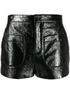 SAINT LAURENT SHINY SHORTS