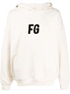 FEAR OF GOD EVERYDAY RAISED-LOGO COTTON HOODIE