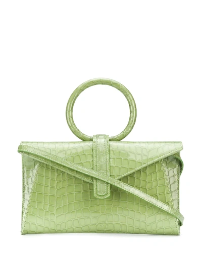 Complet Valery Crocodile-effect Tote Bag In 绿色