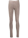 Incentive! Cashmere Side Zip Leggings In Grey