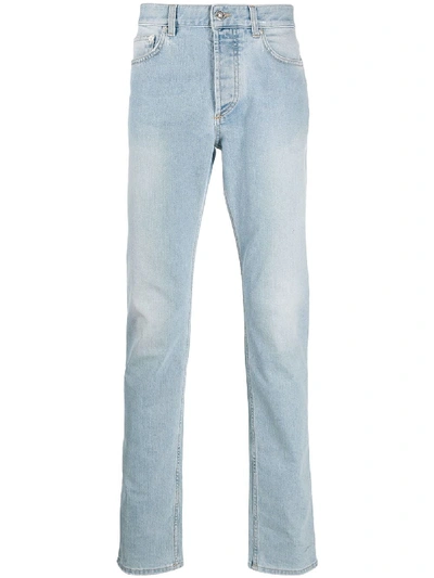 Givenchy Straight-leg Faded Jeans In Blue