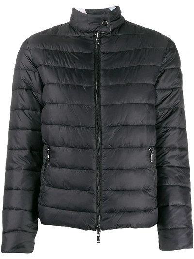 Emporio Armani Reversible Padded Jacket In Black