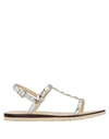 Love Moschino Sandals In Silver