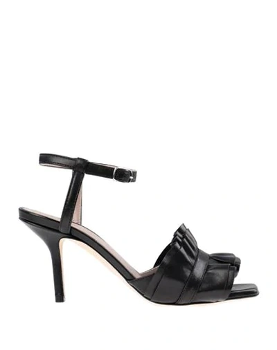 Cheville Sandals In Black