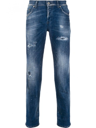 Dondup Mius Cotton Denim Jeans In Blue