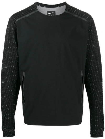 Nike Tech Pack Long-sleeved Running Top In Black