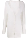 SEE BY CHLOÉ FINE-KNIT LONG CARDIGAN
