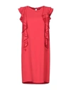 Antonelli Short Dresses In Red