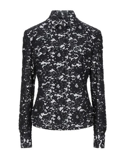 Calvin Klein Lace Shirts & Blouses In Black