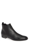 Prada Saffiano Leather Chelsea Boots In Nero