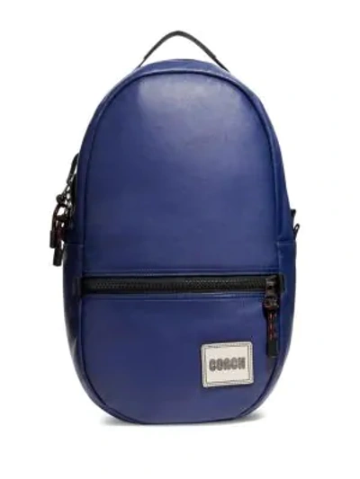 Coach Patch Pacer Backpack In Sport Blue