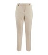 PESERICO STRETCH CROP TROUSERS,14951698