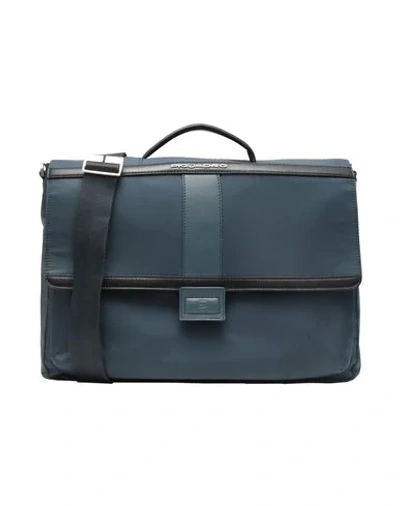 Piquadro Handbags In Dark Blue