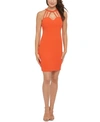Guess Strappy Sleeveless Mini Dress In Orange