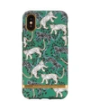 RICHMOND & FINCH RICHMOND & FINCH GREEN LEOPARD CASE FOR IPHONE X AND XS