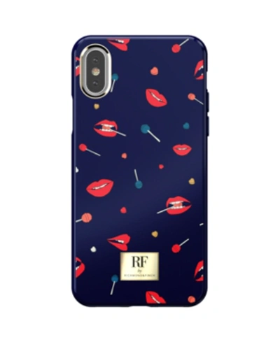 Richmond & Finch Candy Lips Case For Iphone Xs Max In Dark Blue