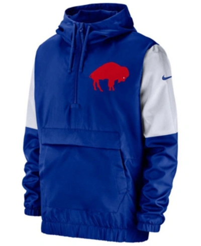 Nike Men's Buffalo Bills Historic Anorak Jacket In Blue/white