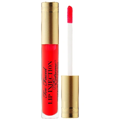 TOO FACED LIP INJECTION EXTREME LIP PLUMPER GLOSS STRAWBERRY KISS 0.14 OZ/ 4 G,P378111