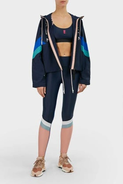 P.e Nation Electric Eye Jacket In Navy And Blue