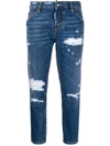 DSQUARED2 BEACH COOL GIRL CROPPED JEANS