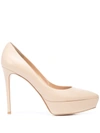 Gianvito Rossi Dasha 115mm Platform Pumps In Neutrals