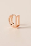 Astrid & Miyu Wishbone Ear Cuff In Pink