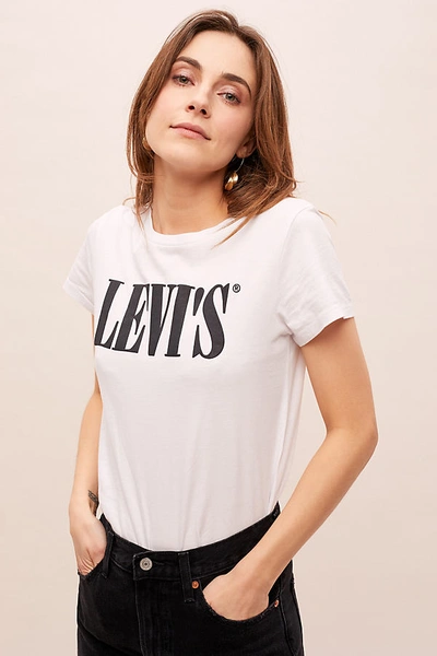 Levi's Logo Perfect Tee In White