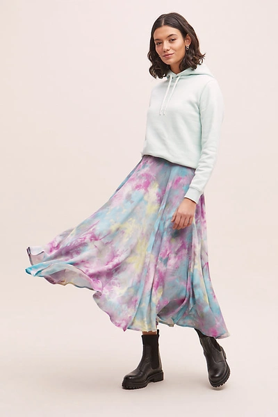 Bl-nk Addiah Tie-dye Midi Skirt